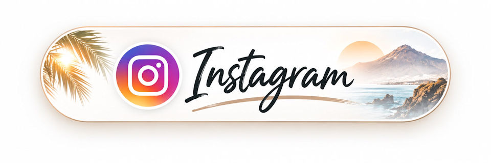 Instagram Button für Spazierclub Teneriffa